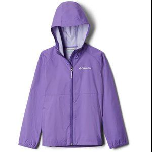 Girls' Columbia Switchback II windbreaker jacket size M. Purple, like new.